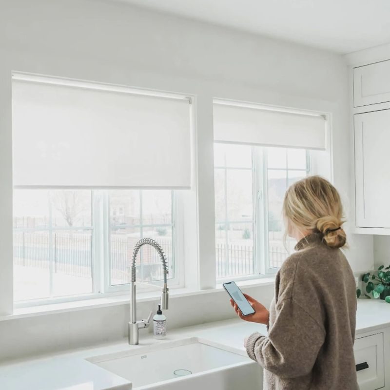Commercial smart blinds installed by Smart Blinds Shop in Greater Vancouver