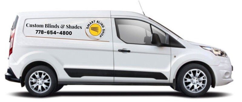 Smart Blinds Shop installation van serving Vancouver homes and businesses