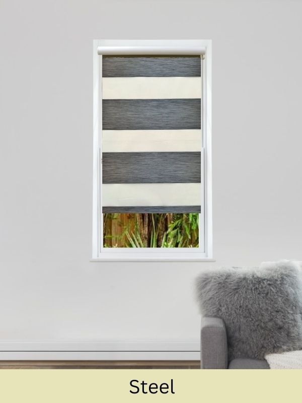 Steel zebra blinds