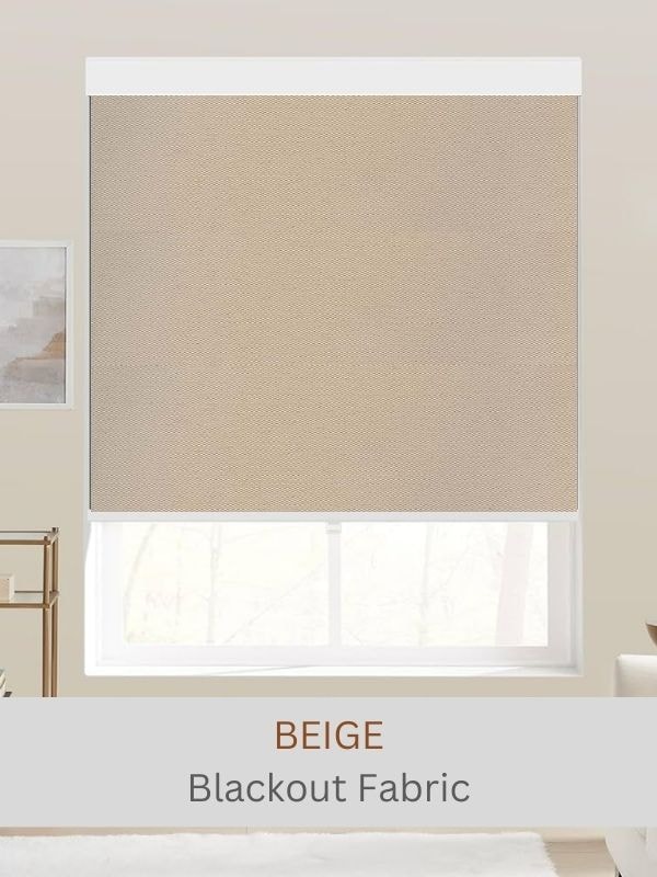 Blackout blinds beige