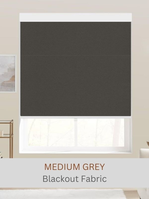 Blackout blinds grey