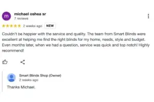 Smart Blinds reviews